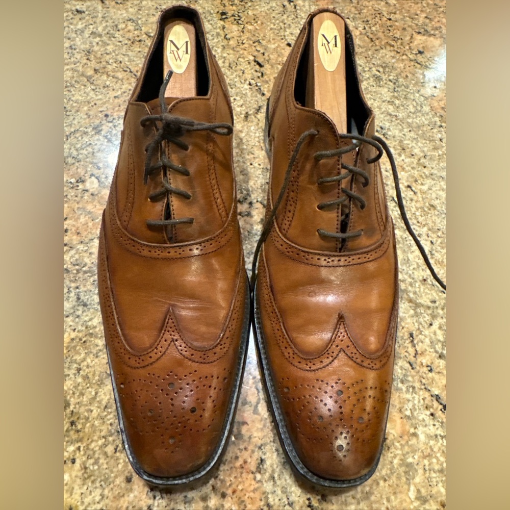 To Boot New York Mens 14 brown wingtip